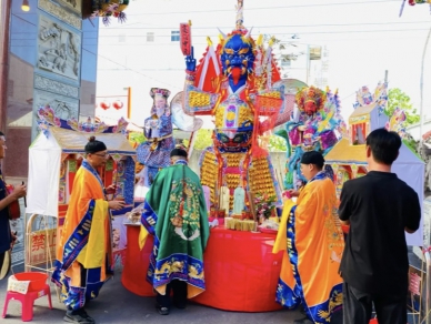 鬼王｜大士爺，玉里協天宮慶讚中元普渡法會，立鬼王、送大士，趨吉避凶、莊嚴肅穆！