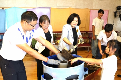 轉廢為能、打造永續教育典範！ 雲林縣政府主管參訪潮厝華德福教育實驗國小 深化SDGs永續發展目標