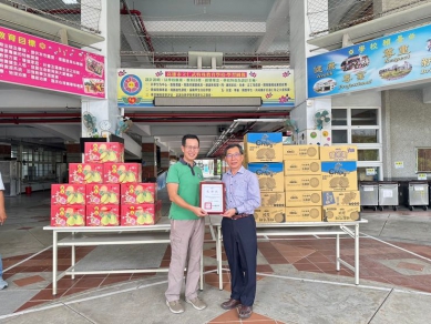 中油公司大林煉油廠赴高雄市立仁武特殊教育學校中秋送暖