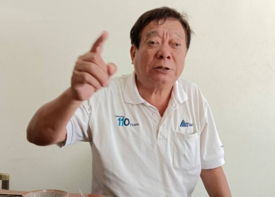 回想26年前921集集大地震，前縣議員江瑞演「心有餘悸」。（照片記者林碧珠攝）