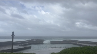 蘭嶼、綠島｜樺加沙颱風過境，風大浪高！
