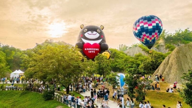 「高雄熊」熱氣球重返月世界9/27升空