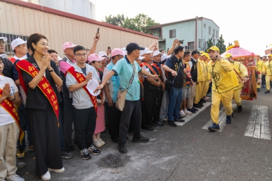 三神贊境 南投人喜迎媽祖