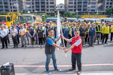 高雄跨局處支援團隊全力援助花蓮災區重建