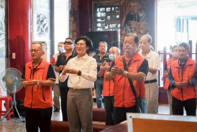 立委林岱樺啟動廟口開講行程提出「大改革、護國市長」主張