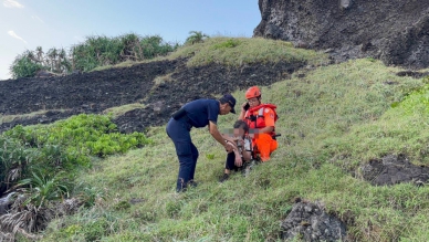70歲嬤遊三仙台失聯｜海巡礁岩區尋獲，身上擦挫傷送醫。