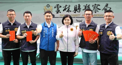 雲林檢警聯手掃蕩槍毒 瓦解跨縣市「喪屍菸彈」販毒網絡 縣長張麗善頒發破案慰勉金鼓勵!