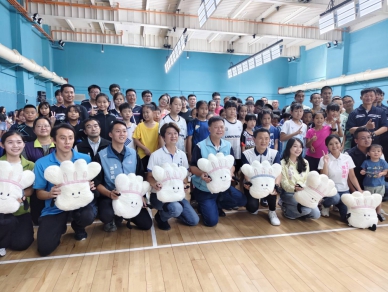 員林市長盃全國羽球公開賽，千人參加。（照片公所提供）