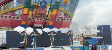 集集鎮「武昌宮安座入火九周年慶」,席開二百桌平安福宴