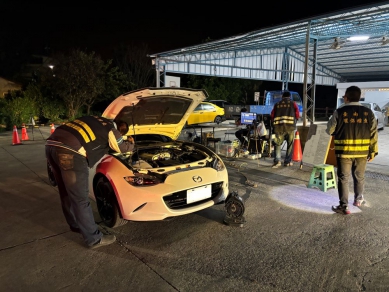 白河警、監、環聯手夜間出擊 強力取締「改裝噪音車」守護社區安寧