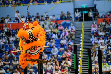 2025高雄戲獅甲馬來西亞光藝醒獅團獲獅王寶座