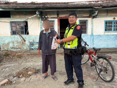 六腳永賢村民失蹤一年多 六家派出所員警巡邏路旁尋獲 暖心安撫助返家