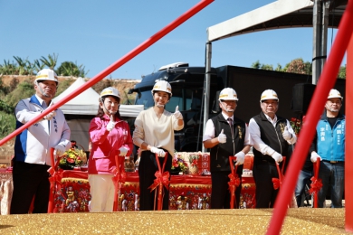 南投市福崗路西延新建工程動土 完善市區外環道路系統