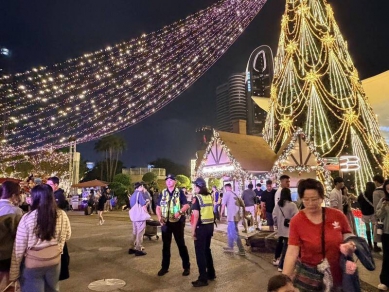 高雄「聖誕生活節」警方將出動空拍機監控防堵隨機攻擊