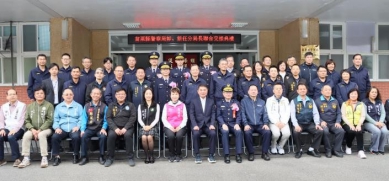 守護苗栗鄉親，締造幸福家園 縣長鍾東錦主持新任的苗栗分局長林威廷 竹南分局長陳俞佐 通霄分局長蘇立琮就職典禮