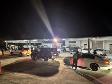 白河警結合監理、環保夜間聯合稽查 守護山道安寧