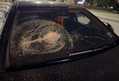 車輛遭歹徒持重物毀損    健康警已鎖定作案嫌犯