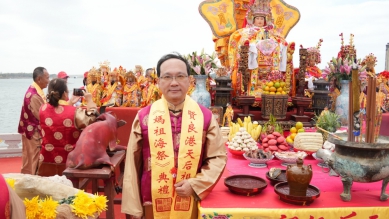 高哲翰講座教授點評「國學才子」開運達人楊登嵙國師「借人之智，成就自己」新春人生願景