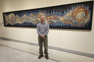 藝術饗宴 鑲嵌藝術大師簡源忠 鑲嵌藝術〈母親之河〉巨作首公開