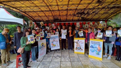 元宵不只賞燈！汐止長青里「走讀」山林　邀請環保局深化行政中立與廉潔識詐觀念