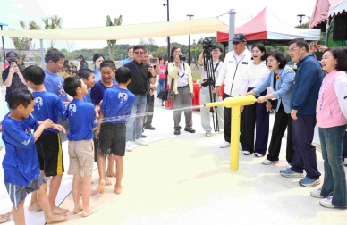 雲林斗六人文親水公園正式啟用 結合緊鄰的膨鼠森林公園 成為孩童免費遊樂天堂 兒童節連假來雲林就對了！