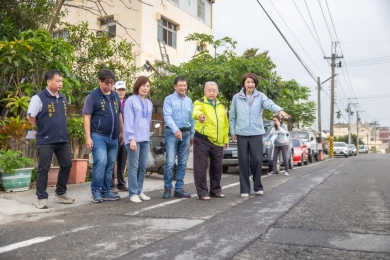 縣府投入逾2千5百萬　改善草屯道路及排水問題