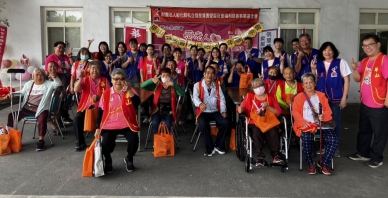 華山老人福利基金會大村天使站建站14週年感恩茶會。（照片華山提供）