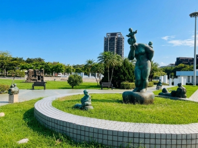 專業修護豐樂雕塑公園54件雕塑作品 重現戶外藝術風采