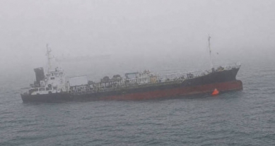 寶瓶星油輪艉軸斷裂進水海巡署、海保署緊急應變