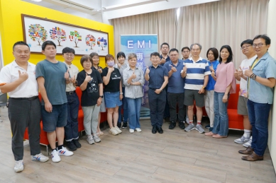 大葉與空中英語教室教育攜手，辦理﹁EMI專業教師訓練課程﹂。（照片大葉提供）.