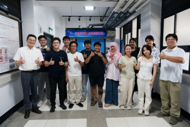 「全球優秀青年來台蹲點計畫」，12名國際學生到大葉實習。（照片大葉提供）
