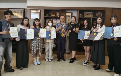 輔英科大健美系韓國勇奪四金