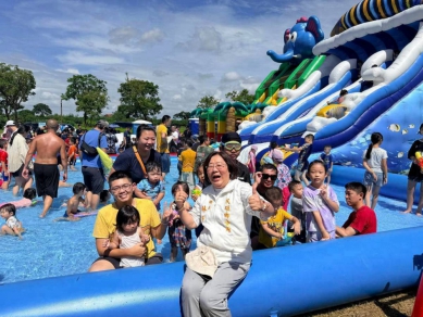 「水漾民雄~FUN心一夏」 民雄鄉親子水樂園熱鬧登場