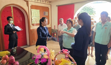 雲林榮民之家慎終追遠感念前人付出 莊嚴舉辦中元節祭祀典禮 虔敬追思崇仰榮民先輩保家衛國、犧牲奉獻精神！
