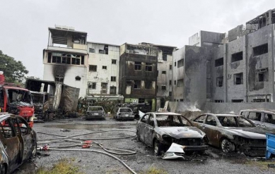 台南空地堆廢棄物爆炸業者高雄登記地址已無租約現為髮廊