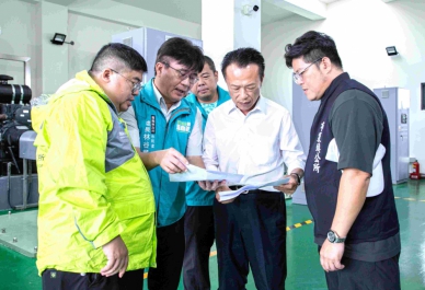 嘉義縣近日持續出現短延時強降雨 縣長翁章梁視察防汛整備 提醒民眾減少非必要外出！
