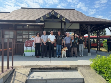 百年歷史林鐵鹿麻產車站活化  秋田犬波吉實習站長引人氣  獲地域振興大賞
