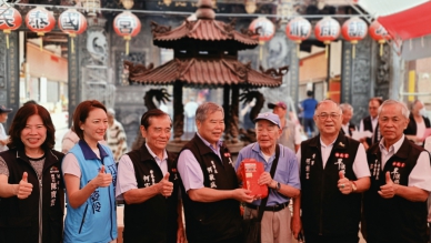 樂成宮重陽敬老金發放　6225位長者受惠、百歲人瑞每人12000元