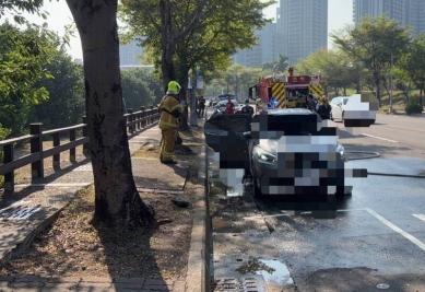 高雄火燒車七旬夫婦燒成焦屍