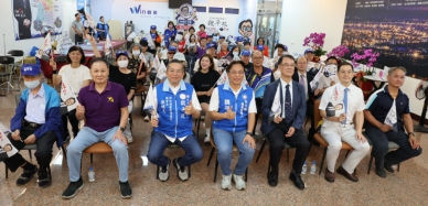 國民黨彰化縣長候選人魏平政，成立「醫師顧問團」。（照片魏競總提供）