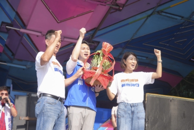 許淑華、周俊霖北中寮聯合競總成立！藍營立委跨縣市力挺助陣催票