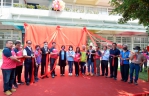 三條國小60歲校慶，王縣長揭牌啟用「榕薈館」。（照片縣府提供）