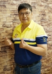 54歲陳建富退休後唸大葉，創立「友善陽光社」。（照片大葉提供）
