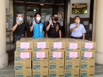 臺中市議員張彥彤、羅廷瑋共同捐贈物資給市警一分局、三分局  慰勞警察同仁