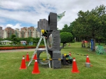 豐樂公園54件雕塑品啟動維護  預計8月底完成