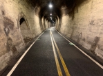 防疫兼顧觀光環境品質提升  中市觀旅局優化后豐鐵馬道九號隧道