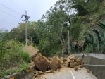 整治太平區南國巷二處落石熱點  保障民眾通行安全