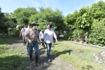王縣長參訪明道大學前校長陳世雄創設的﹁City Bear生態農場﹂。（照片縣府提供）