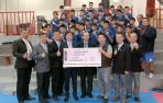員林國中拳擊隊表現優異，員林南區扶輪社獎助10萬元。（照片扶輪社提供）