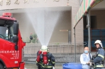 苗縣消防局20日舉辦火災搶救演練與裝備器材展示